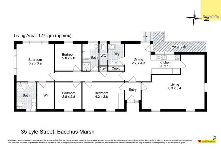 Floorplan of Homely house listing, 35 Lyle Street, Bacchus Marsh VIC 3340