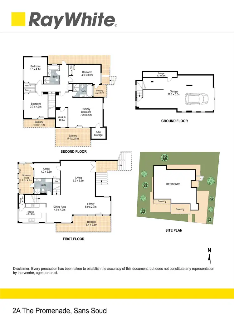 Floorplan of Homely house listing, 2A The Promenade, Sans Souci NSW 2219