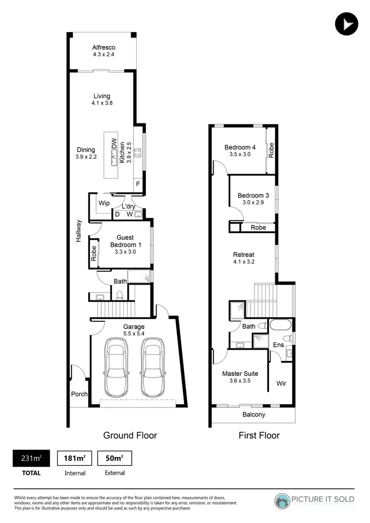 Floorplan of Homely house listing, D3/24 Greenglade Drive, Paradise SA 5075