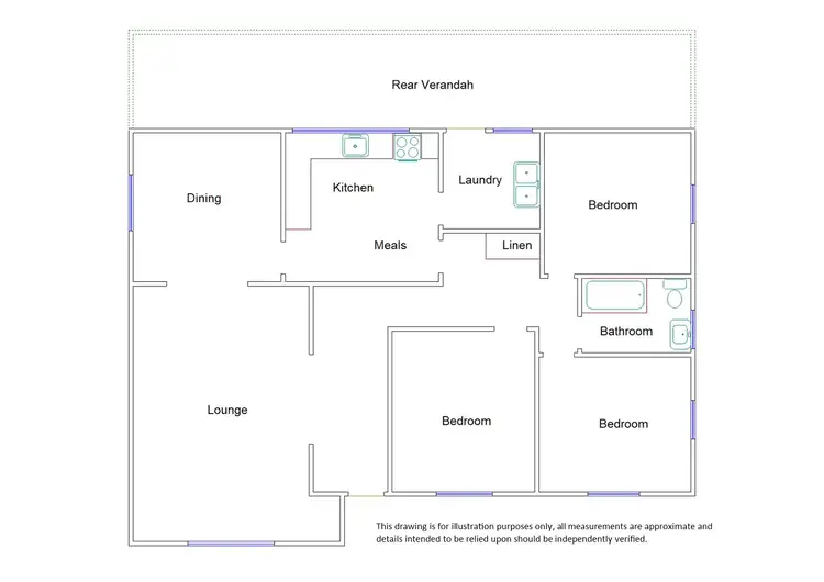Floorplan of Homely house listing, 1 Tatiara Terrace, Bordertown SA 5268