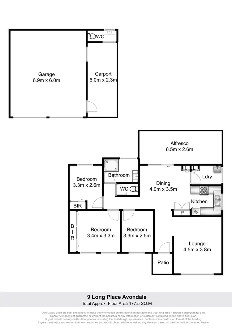 Floorplan of Homely house listing, 9 Long Place, Avondale NSW 2530
