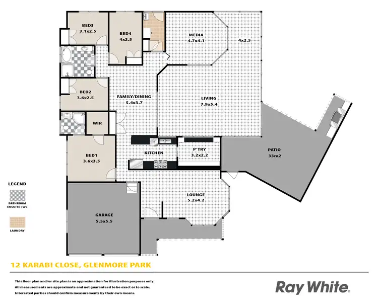 Floorplan of Homely house listing, 12 Karabi Close, Glenmore Park NSW 2745