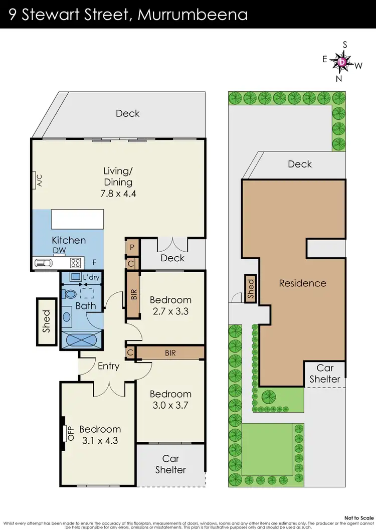 Floorplan of Homely house listing, 9 Stewart Street, Murrumbeena VIC 3163