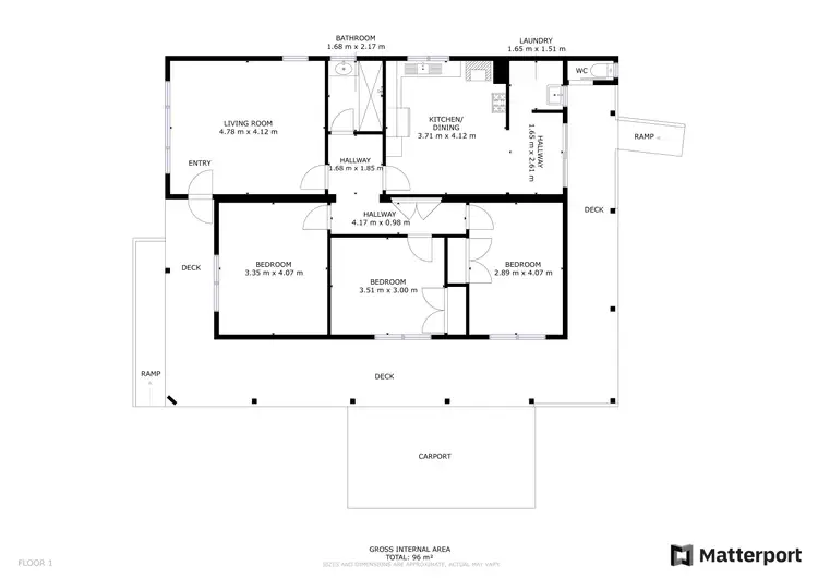 Floorplan of Homely house listing, 11 Williams Street, Lake Boga VIC 3584