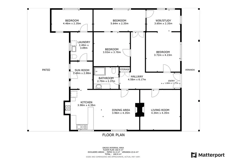 Floorplan of Homely house listing, 18 Mitchell Street, Swan Hill VIC 3585