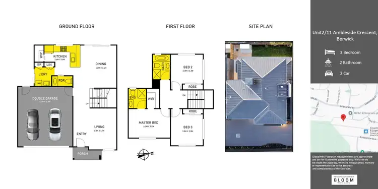 Floorplan of Homely townhouse listing, 2/11 Ambleside Crescent, Berwick VIC 3806