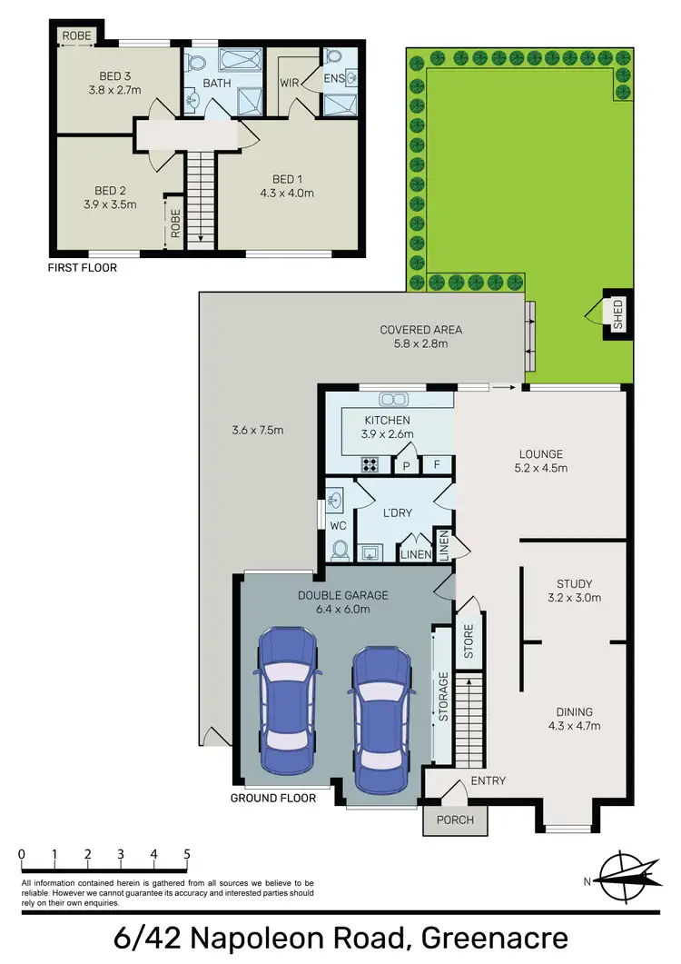 Floorplan of Homely townhouse listing, 6/42 Napoleon Road, Greenacre NSW 2190