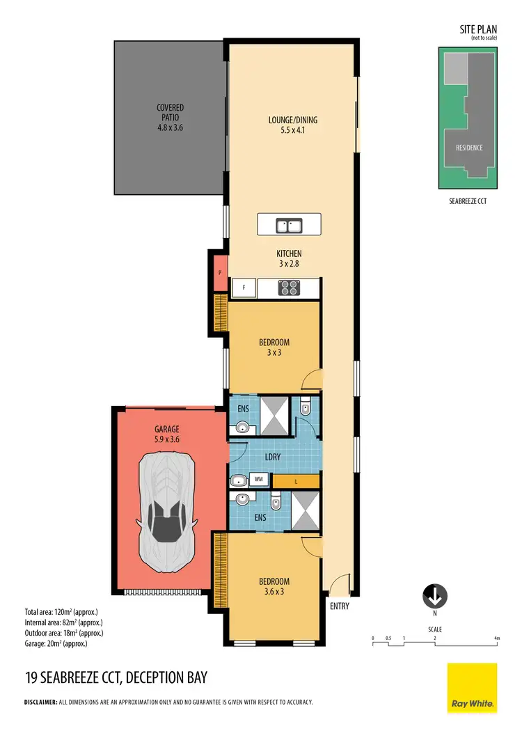 Floorplan of Homely house listing, 19 Seabreeze Circuit, Deception Bay QLD 4508