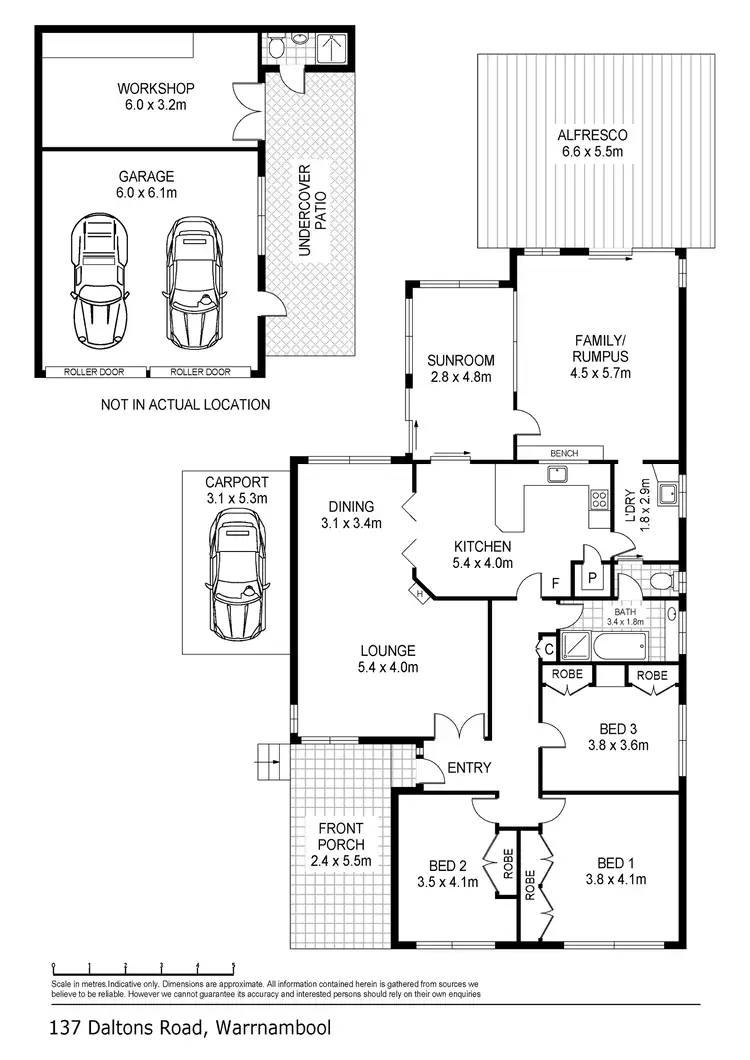 Floorplan of Homely house listing, 137 Daltons Road, Warrnambool VIC 3280