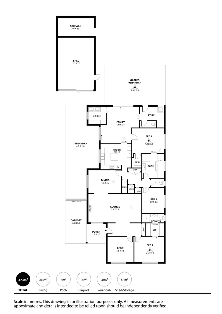 Floorplan of Homely house listing, 28 Ford Street, Ottoway SA 5013