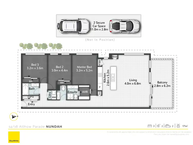 Floorplan of Homely apartment listing, 14/16 Atthow Parade, Nundah QLD 4012