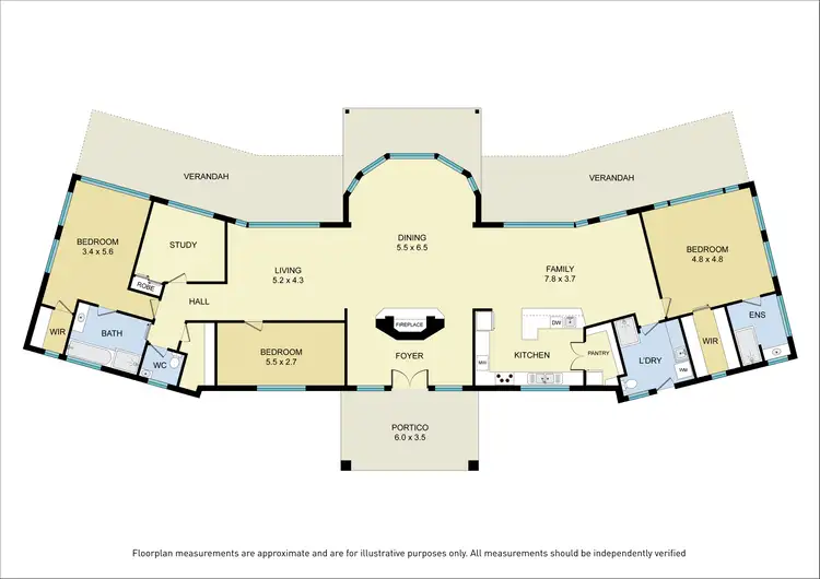 Floorplan of Homely rural property listing, 50 John Locke Place, Gleniffer NSW 2454