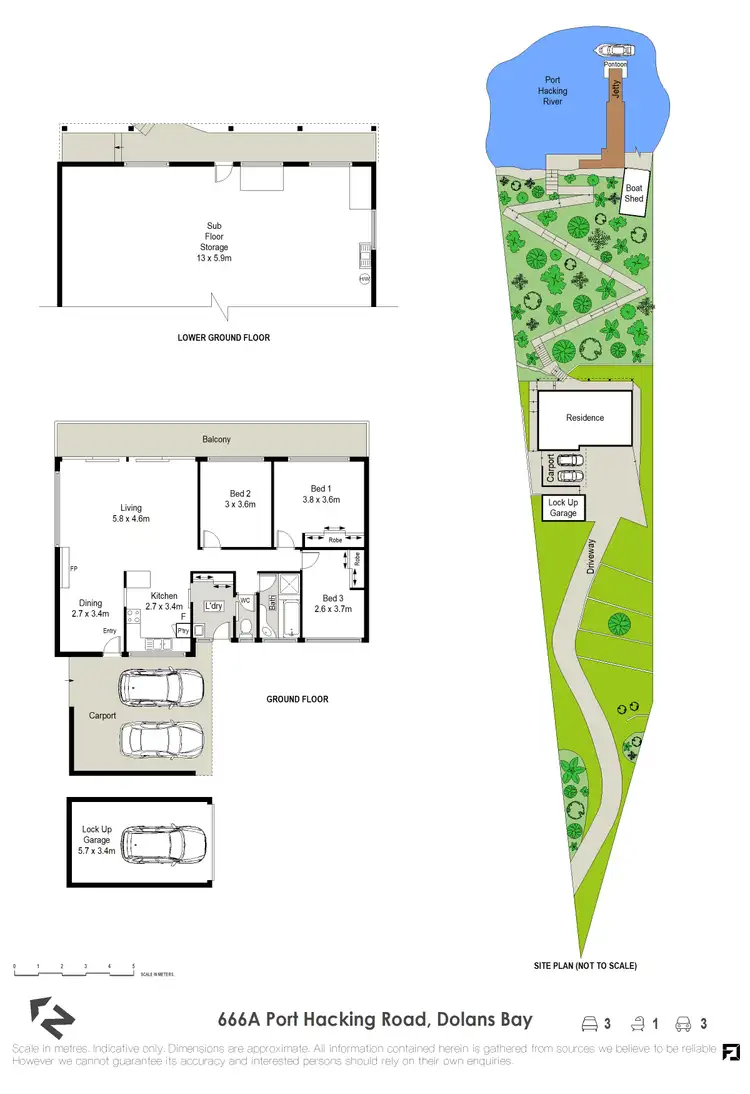 Floorplan of Homely house listing, 666A Port Hacking Road, Dolans Bay NSW 2229