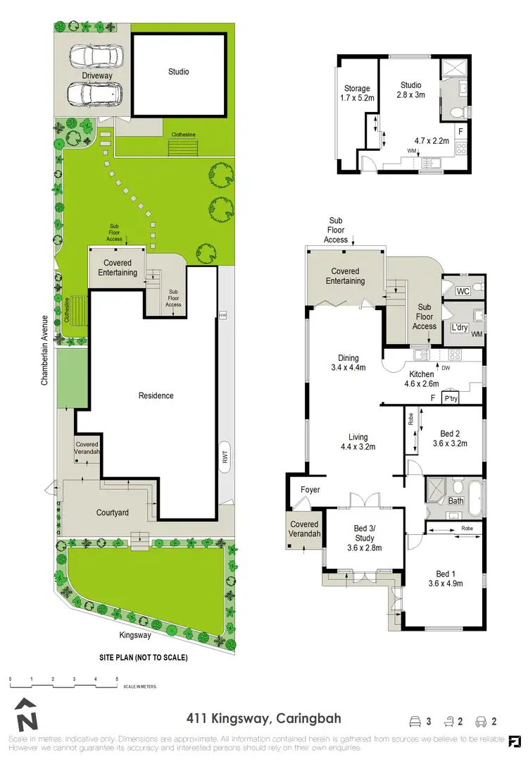 Floorplan of Homely house listing, 411 Kingsway, Caringbah NSW 2229