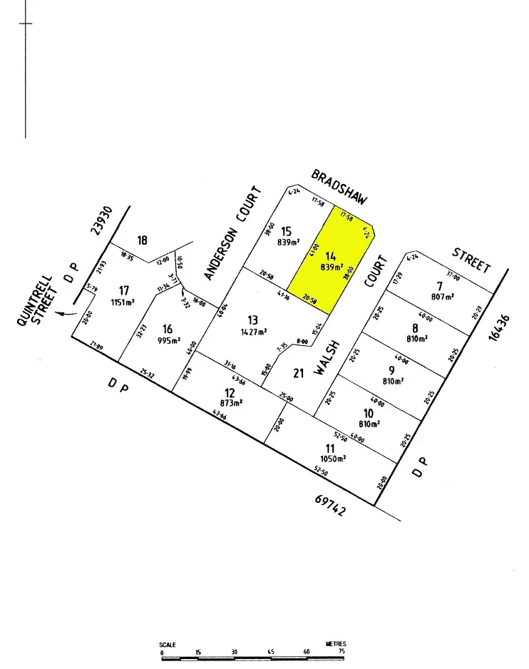 Floorplan of Homely land listing, 4 Bradshaw Street, Moonta Bay SA 5558