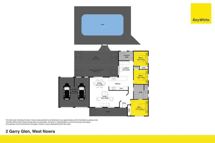 Floorplan of Homely house listing, 2 Garry Glen, West Nowra NSW 2541
