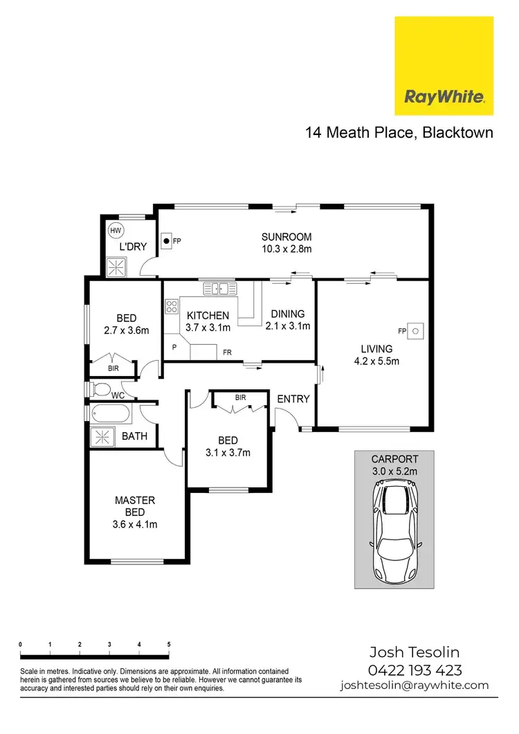 Floorplan of Homely house listing, 14 Meath Place, Blacktown NSW 2148