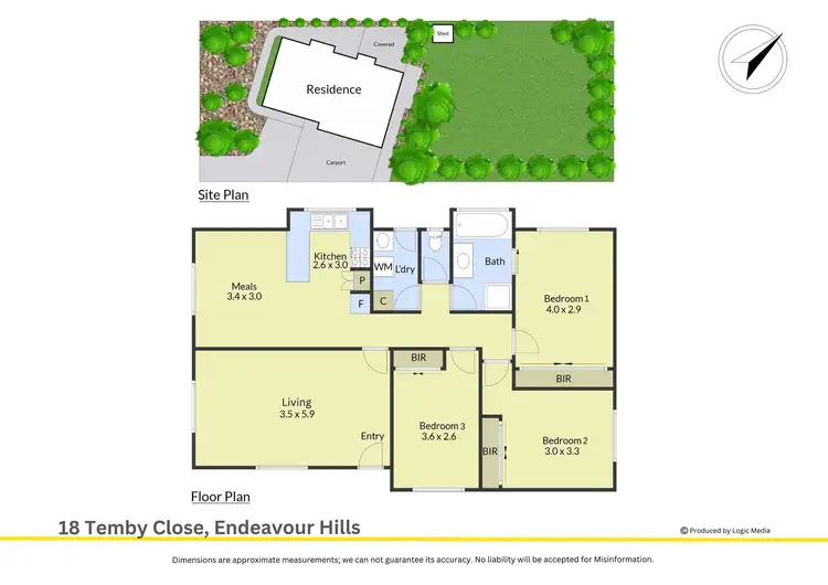 Floorplan of Homely house listing, 18 Temby Close, Endeavour Hills VIC 3802