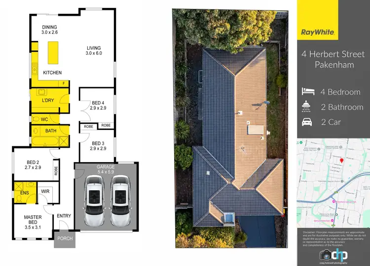 Floorplan of Homely house listing, 4 Herbert Street, Pakenham VIC 3810