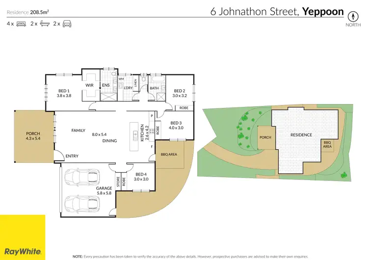 Floorplan of Homely house listing, 6 Johnathon Street, Yeppoon QLD 4703