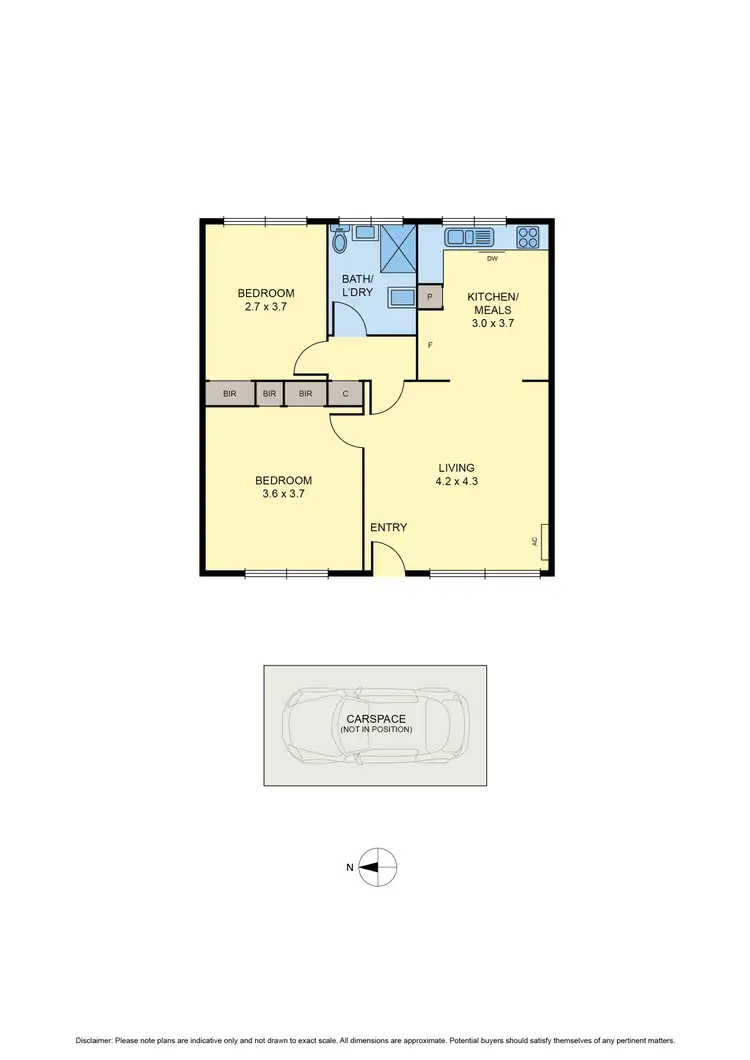 Floorplan of Homely unit listing, 3/269 Albion Street, Brunswick VIC 3056