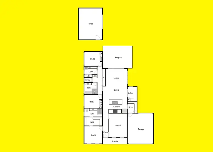 Floorplan of Homely house listing, 4 Barclay Boulevard, Red Cliffs VIC 3496