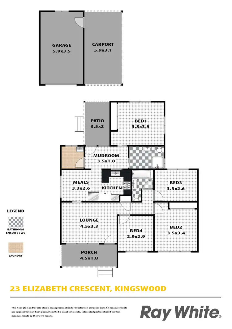 Floorplan of Homely house listing, 23 Elizabeth Crescent, Kingswood NSW 2747