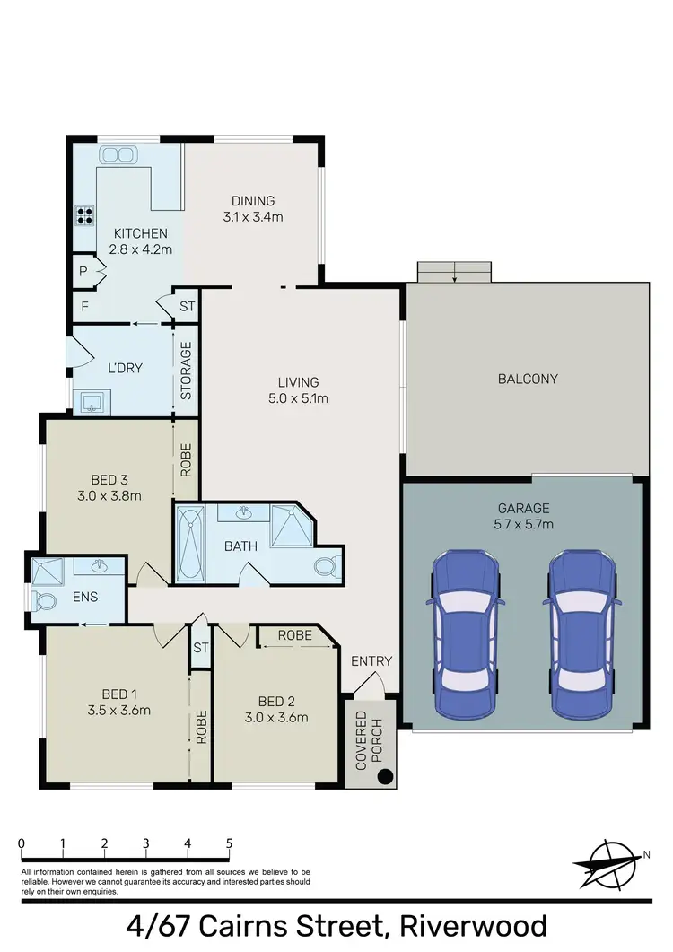 Floorplan of Homely villa listing, 4/67 Cairns Street, Riverwood NSW 2210