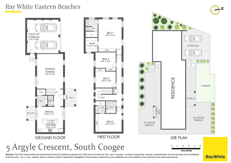 Floorplan of Homely house listing, 5 Argyle Crescent, South Coogee NSW 2034