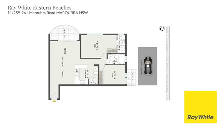 Floorplan of Homely apartment listing, 11/259-261 Maroubra Road, Maroubra NSW 2035