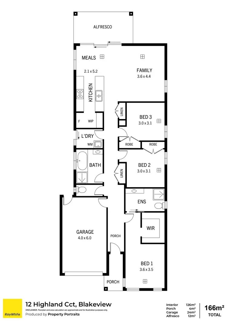 Floorplan of Homely house listing, 12 Highland Circuit, Blakeview SA 5114