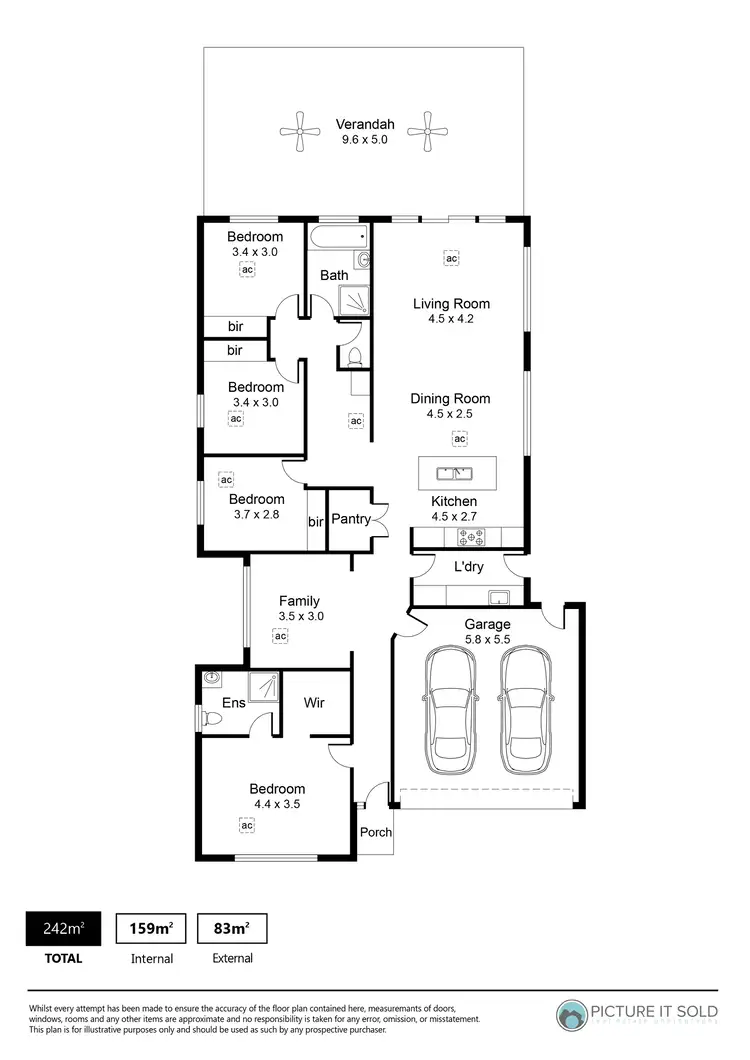 Floorplan of Homely house listing, 99 Keane Avenue, Munno Para West SA 5115