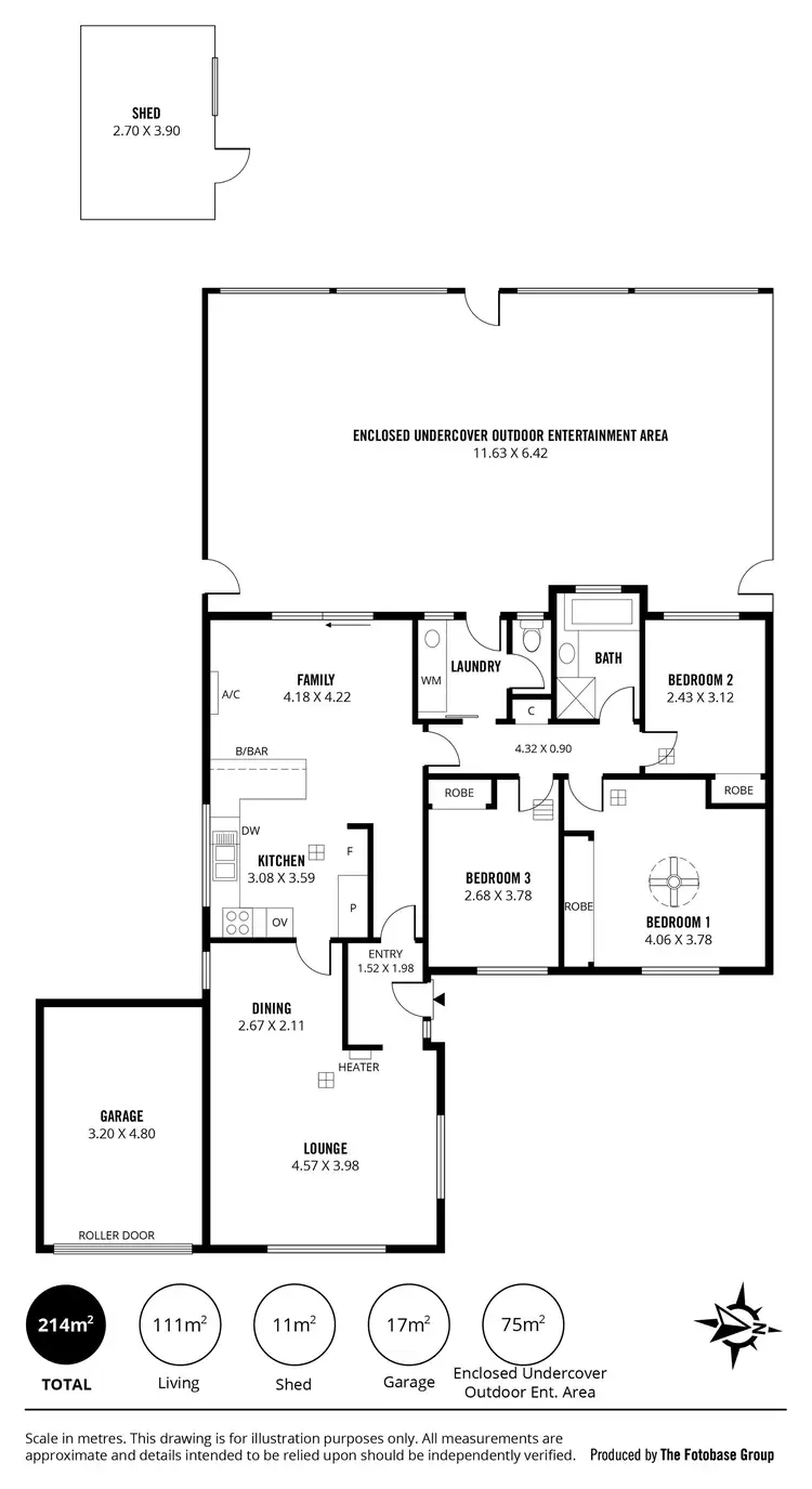 Floorplan of Homely house listing, 10 Tyson Avenue, Trott Park SA 5158