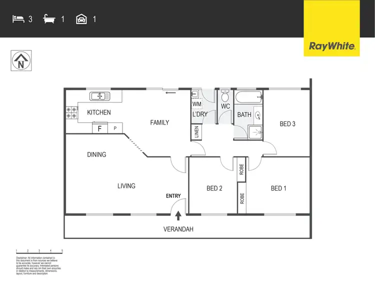 Floorplan of Homely house listing, 32 Pennington Crescent, Calwell ACT 2905
