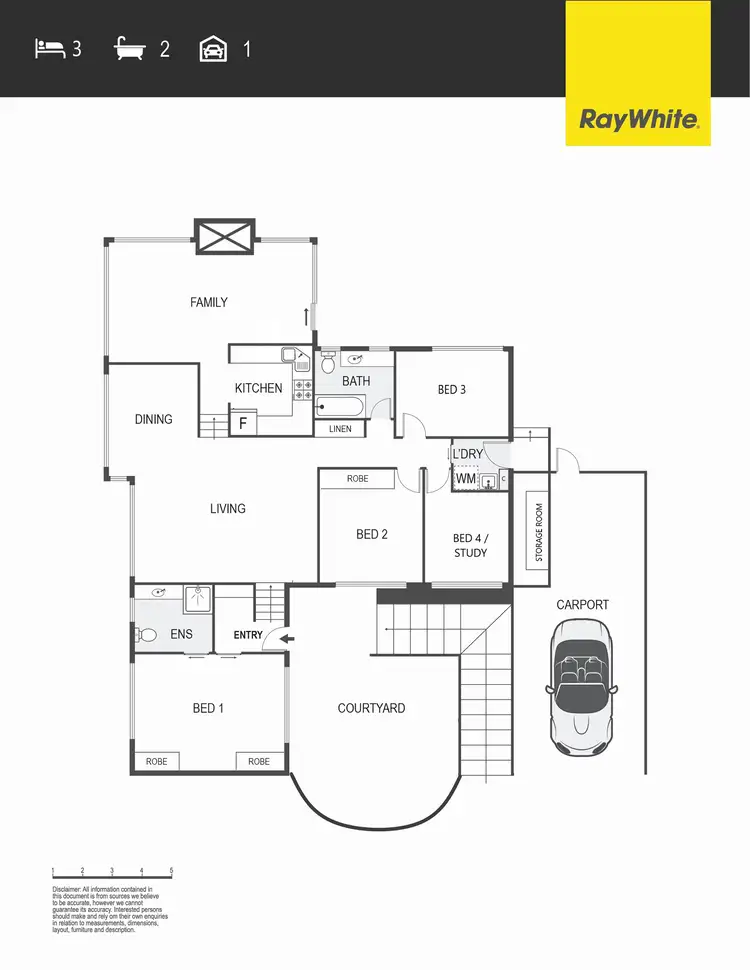 Floorplan of Homely house listing, 28 Robertson Street, Curtin ACT 2605