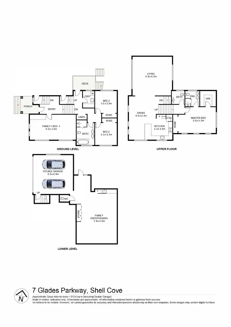 Floorplan of Homely house listing, 7 Glades Parkway, Shell Cove NSW 2529