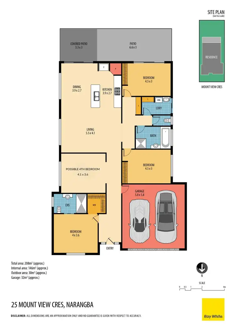 Floorplan of Homely house listing, 25 Mount View Crescent, Narangba QLD 4504