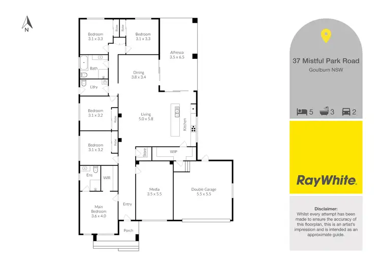 Floorplan of Homely house listing, 37 Mistful Park Road, Goulburn NSW 2580