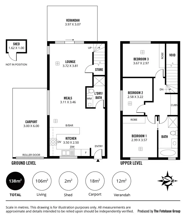 Floorplan of Homely townhouse listing, 23E Grazing Avenue, Morphett Vale SA 5162