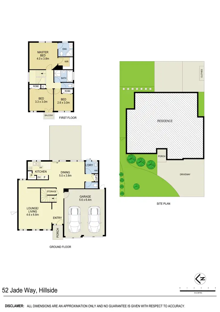 Floorplan of Homely house listing, 52 Jade Way, Hillside VIC 3037