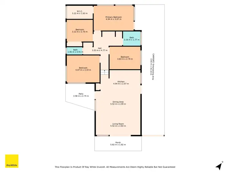 Floorplan of Homely house listing, 82 Oswald Street, Inverell NSW 2360