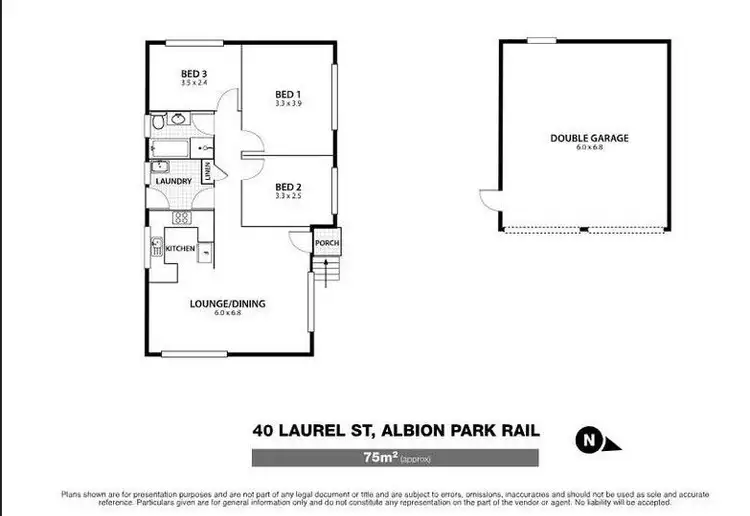 Floorplan of Homely house listing, 40 Laurel Street, Albion Park Rail NSW 2527