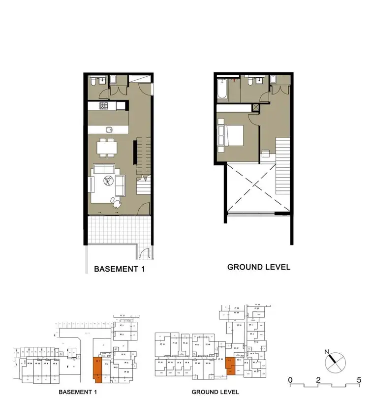 Floorplan of Homely apartment listing, B4005/1 Hamilton Crescent, Ryde NSW 2112