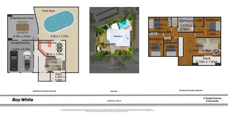 Floorplan of Homely house listing, 3 Cargill Avenue, Frenchville QLD 4701