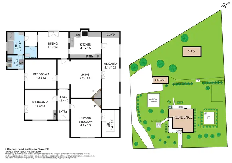Floorplan of Homely house listing, 5 Rannock Road, Coolamon NSW 2701