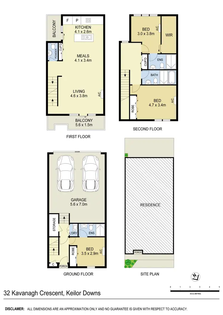 Floorplan of Homely townhouse listing, 32 Kavanagh Crescent, Keilor Downs VIC 3038