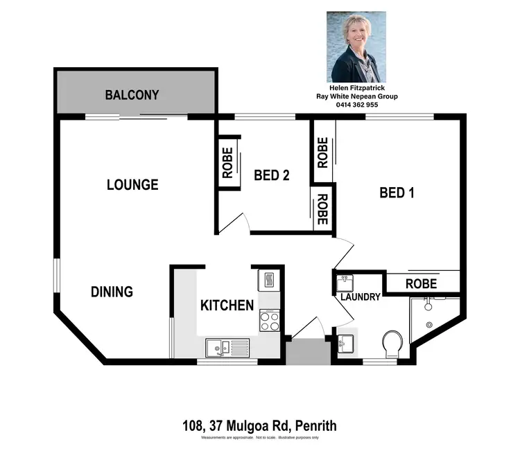 Floorplan of Homely retirement listing, 108/37 Mulgoa Road, Penrith NSW 2750