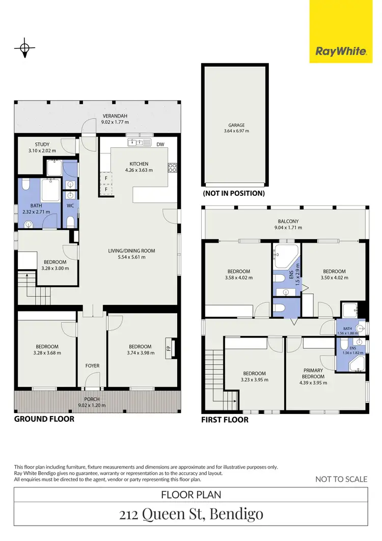 Floorplan of Homely house listing, 212 Queen Street, Bendigo VIC 3550