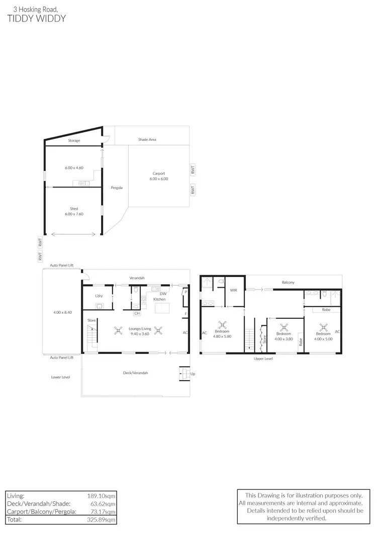 Floorplan of Homely house listing, 3 Hosking Road, Tiddy Widdy Beach SA 5571