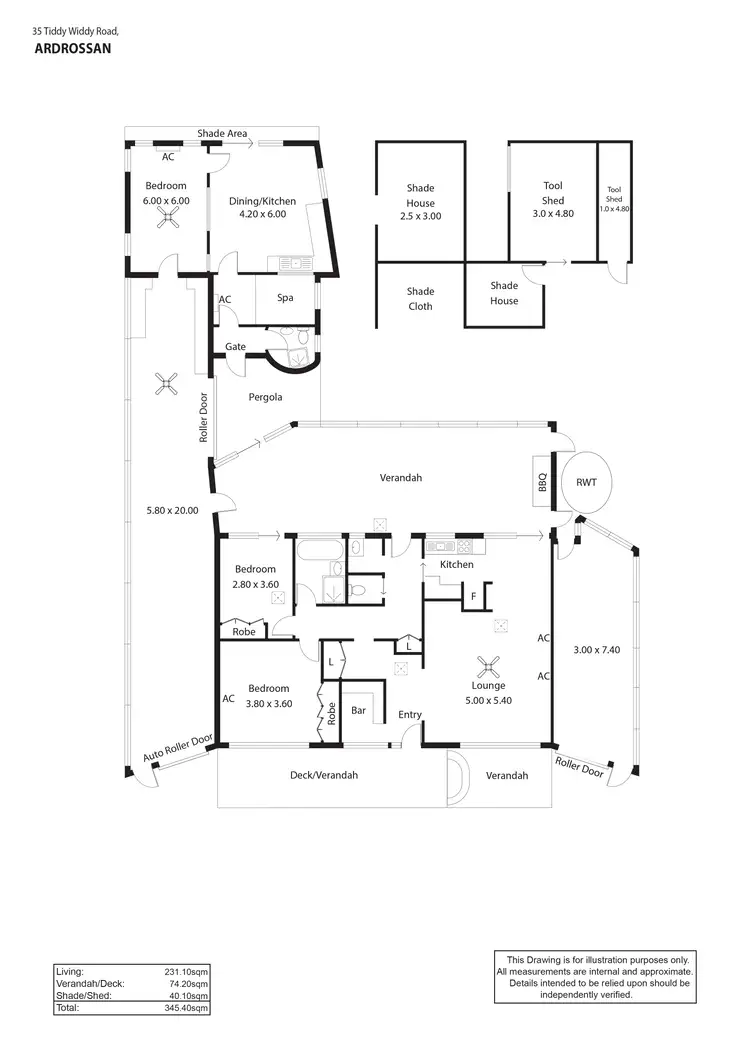 Floorplan of Homely house listing, 35 Tiddy Widdy Road, Ardrossan SA 5571